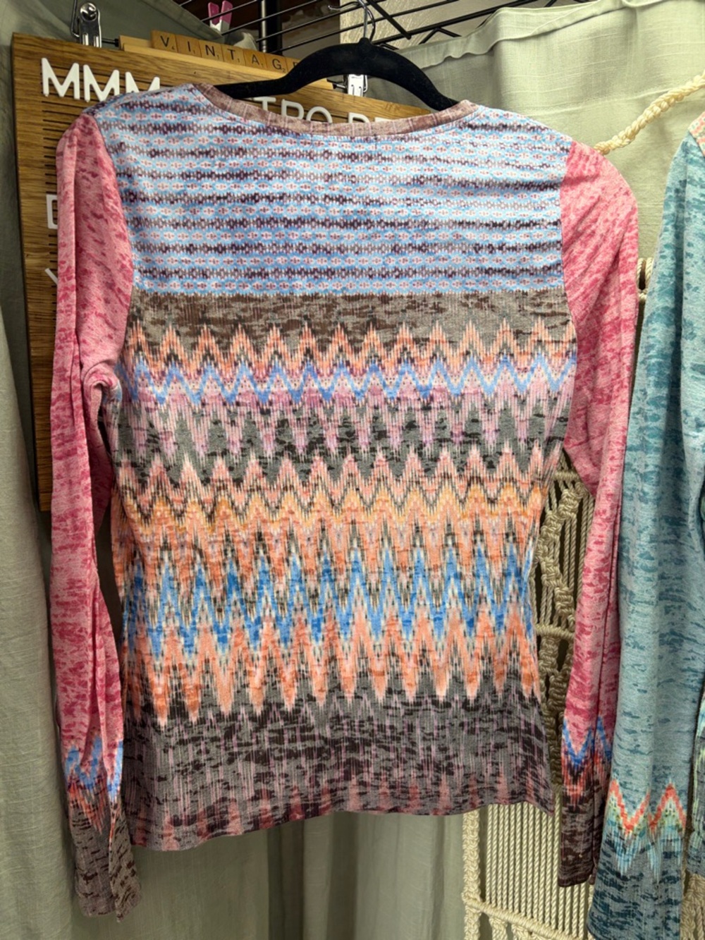 Prana Lottie Long Sleeve Lightweight Burnout Top | Set of Two (2) | Medium - Picture 7 of 13